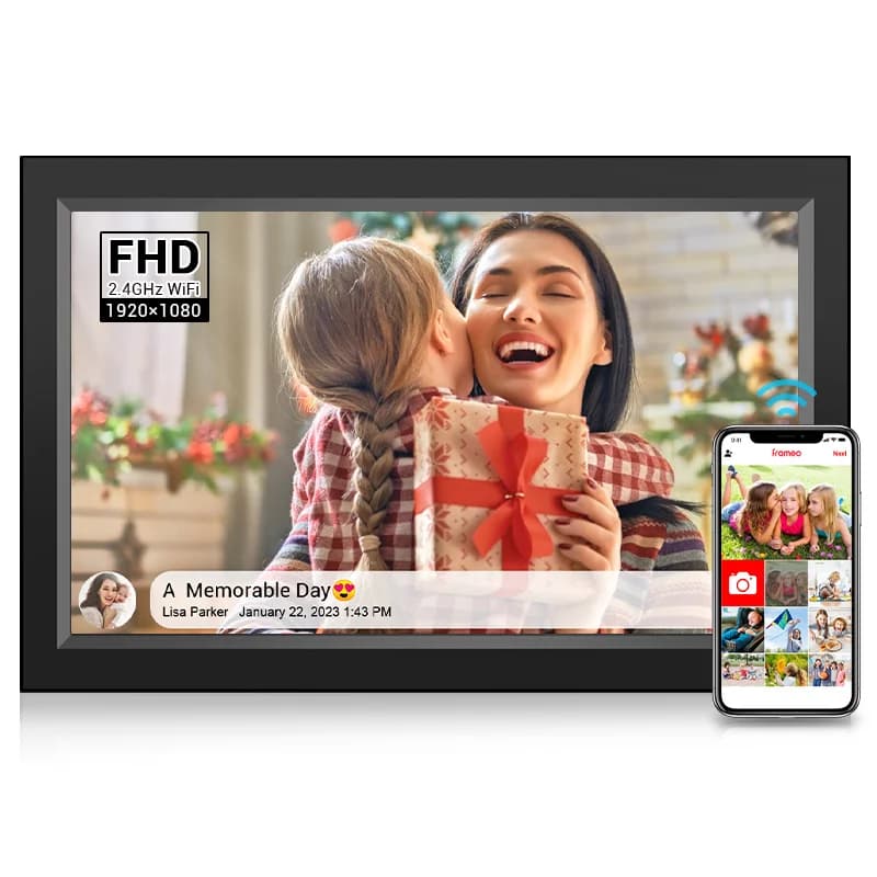 Factory Supply Hot Sale 15.6 Inch WIFI Large Digital Photo Frame FHD IPS Touch Screen Digital Picture Frames