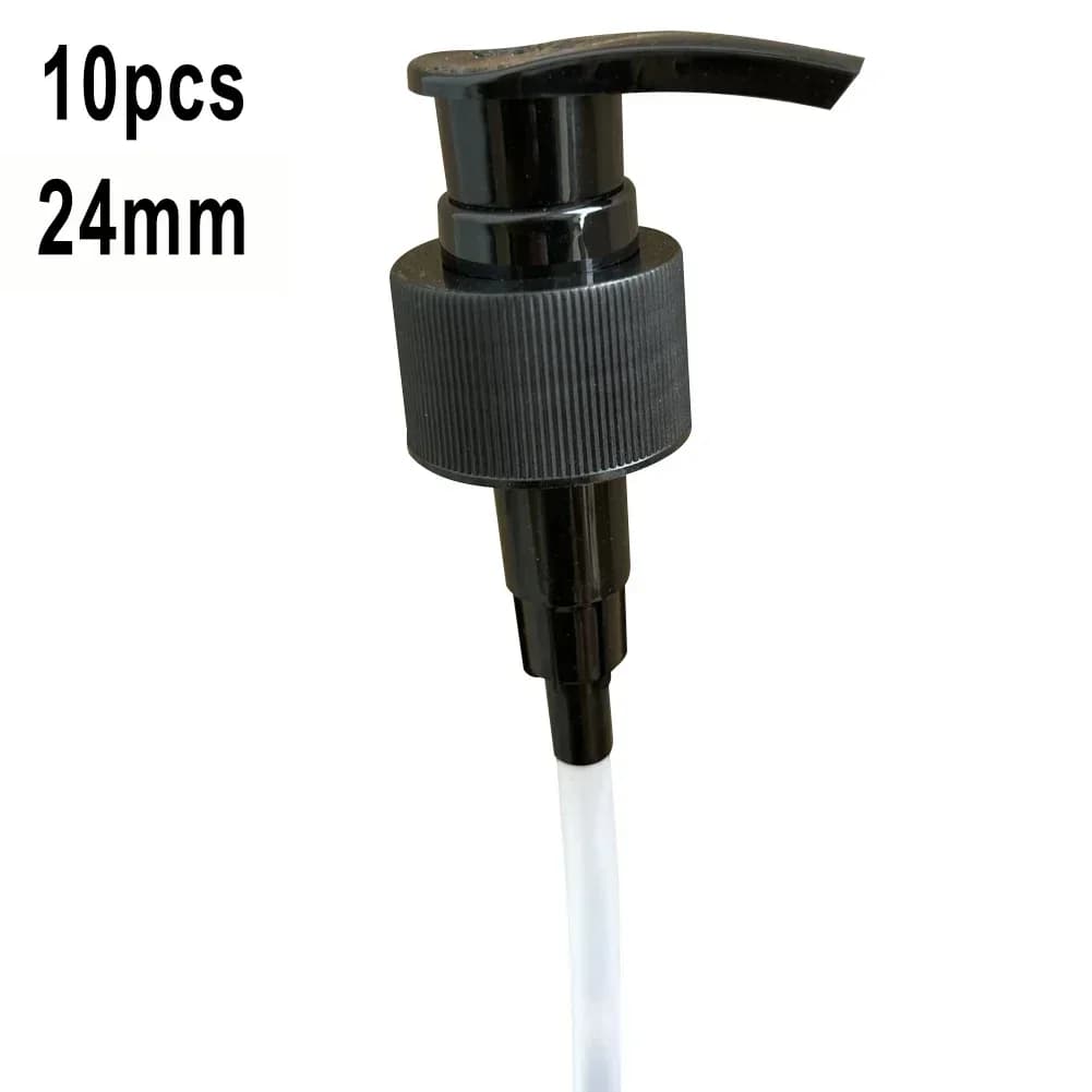 Dispenser per pompa di ricambio fai-da-te Testa di uccello Bottiglia nera Lozione liquida Plastica PP senza bottiglia 24mm 28mm Hot New