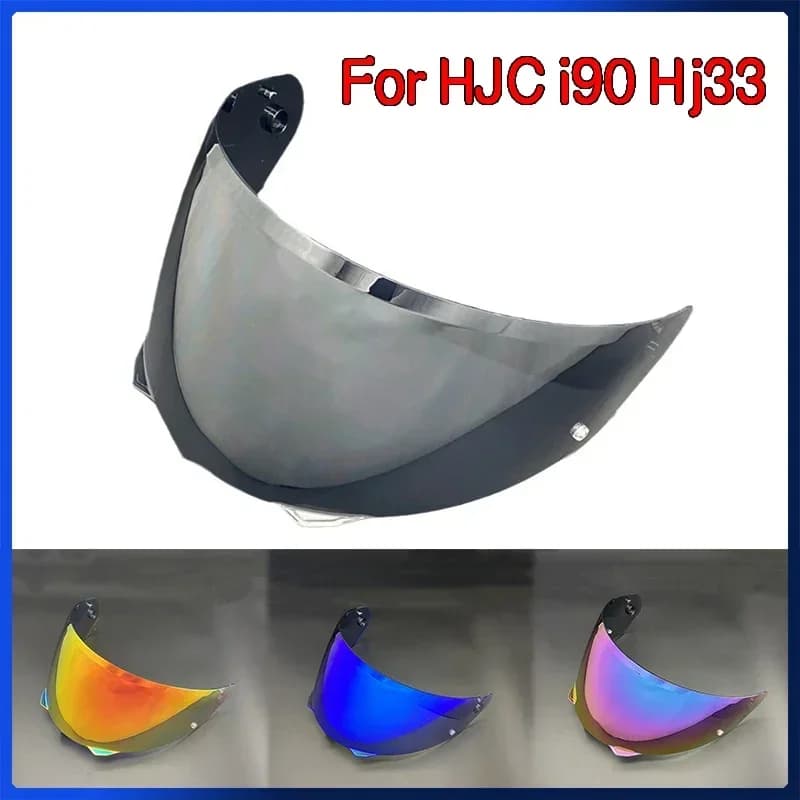 HJ-33 Casco Moto Visiera Lente Per HJC HJ-33 I90 Sostituire Anti-UV Anti-Graffio Antipolvere Vento Scudo Accessori Moto