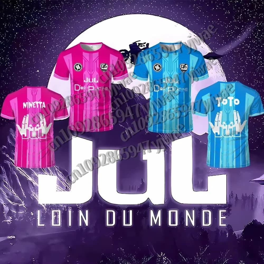Maglietta Sportiva da Uomo con Stampa 3D, Asciugatura Rapida e Traspirante, Maglia da Calcio MM9 JUL 90 Minute, Uniforme da Squadra, T-shirt per Cosplay Outdoor