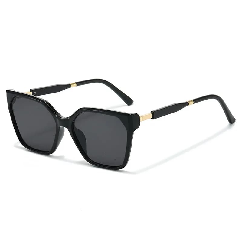 Luxury Designer Square Sunglasses Women Formal Daily Sun Screen UV400 Shades Suitable XL Large Size Oculos Shades Female
