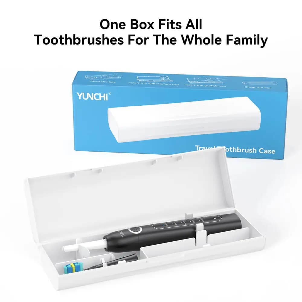 Yunchi Universal Travel Case for Brush - Portatile Brush with 4 Hooks for the Most Electric Brushes