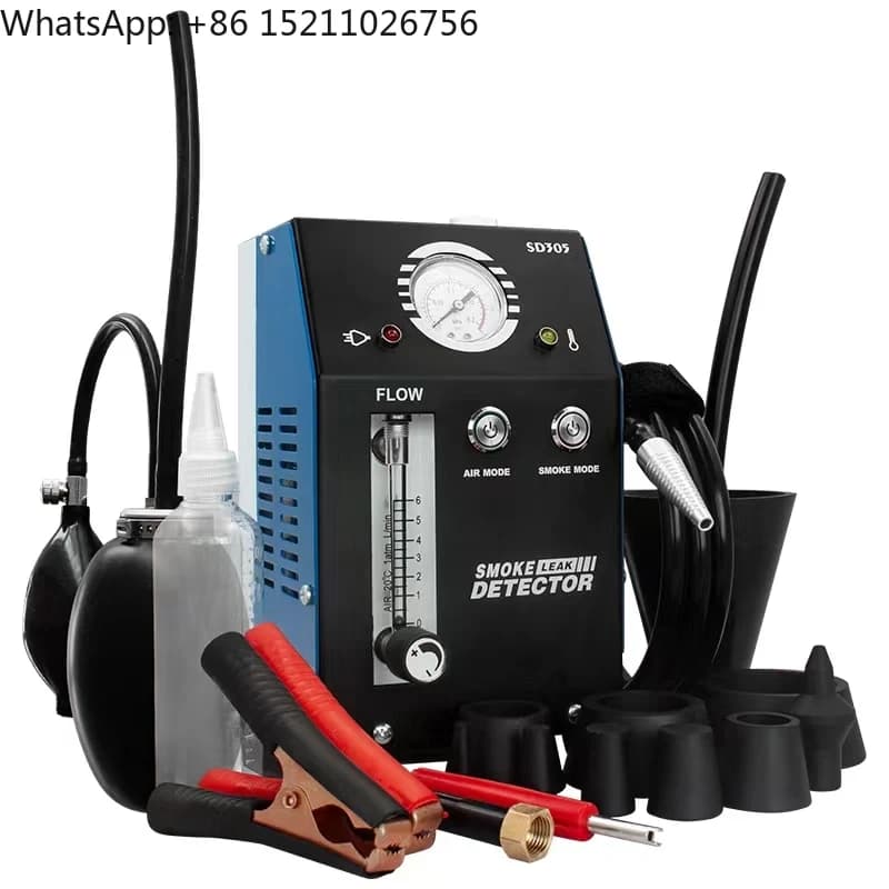 SD305 Tester per rilevatore di perdite di tubi automatici Analizzatore di macchine per fumo EVAP per auto Sistema Turbo 1 anno di garanzia Tipo di strumenti