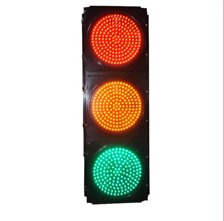 Semaforo a LED per la sicurezza stradale nel traffico con lampada a schermo intero Materiali PC e pannello a energia solare di dimensioni OEM Prezzo scontato