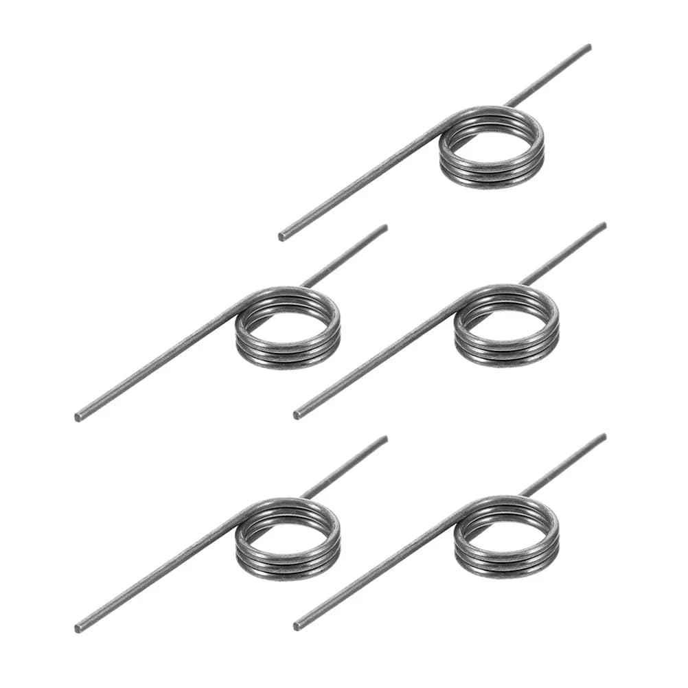 Set di 5 Molle Torsionali in Filo Metallico per Coperchi di Bidoni della Spazzatura, Ricambi per Riparazione Cestini dei Rifiuti