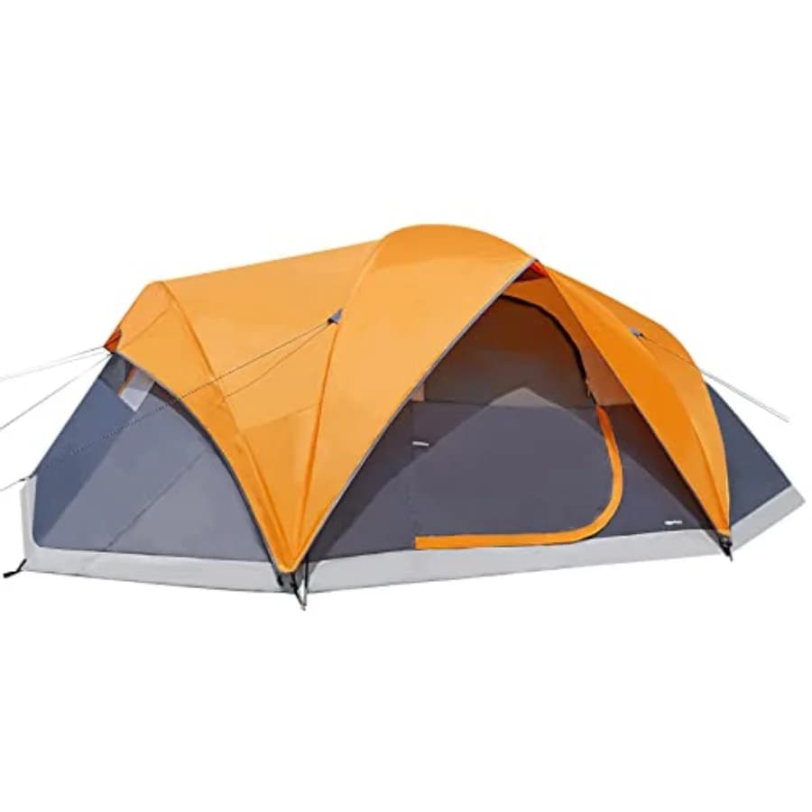 Camping Tent, 3-Season Dome Design with Rainfly for outdoor use, polyester fabric, olive green, waterproof and quick-setup
