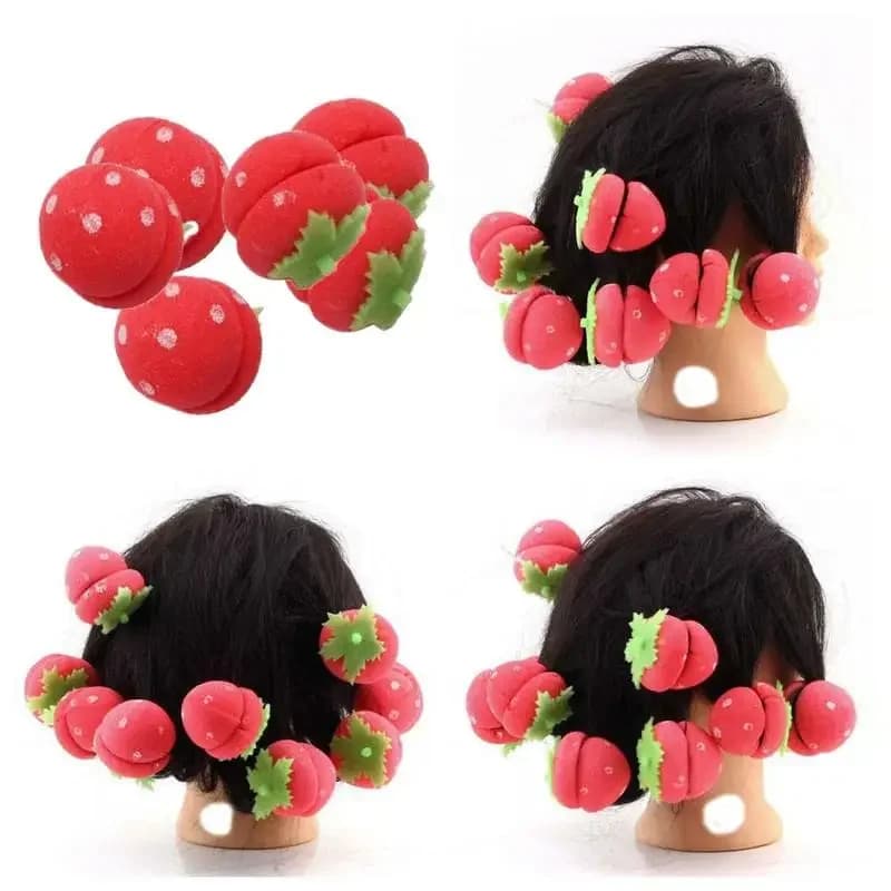 Strawberry Soft Foam Anion Bendi hair tools curled rollers conform to your permanent Styling
