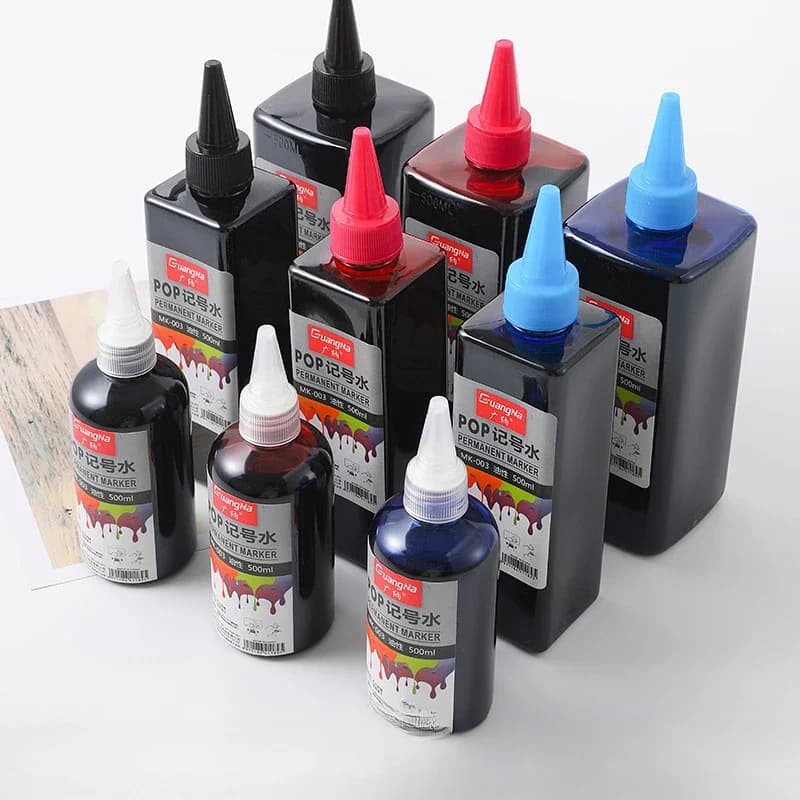 1pcs POP Marker Special Ink Oil-based Non-erassble Ink Quick Drying Waterproof and Sun Resistant Blue Red Black Filling Solution