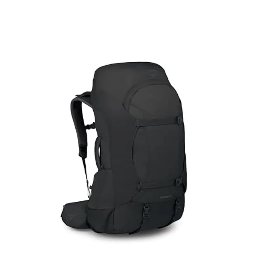Travel Backpack Farpoint Trek 55L for Men, Hybrid Bag for Hiking and Travel with Internal Organization, Black
