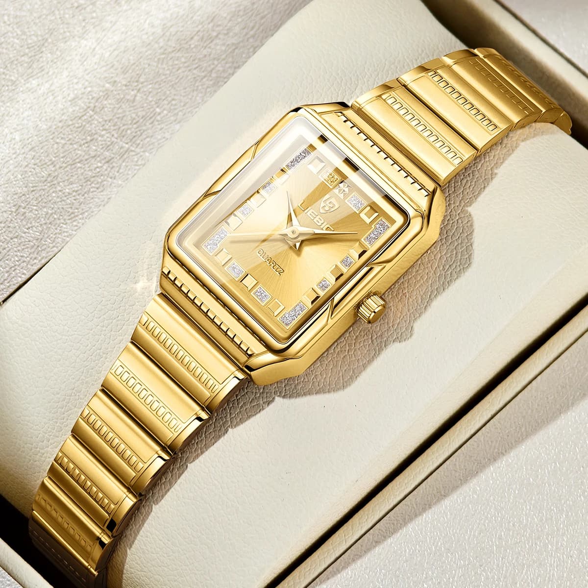 LIEBIG Fashionable Waterproof Wrist Watch Women's Watch with Stainless Steel Strap Luxury Quartz watch from the best brands for women Relogio Female
