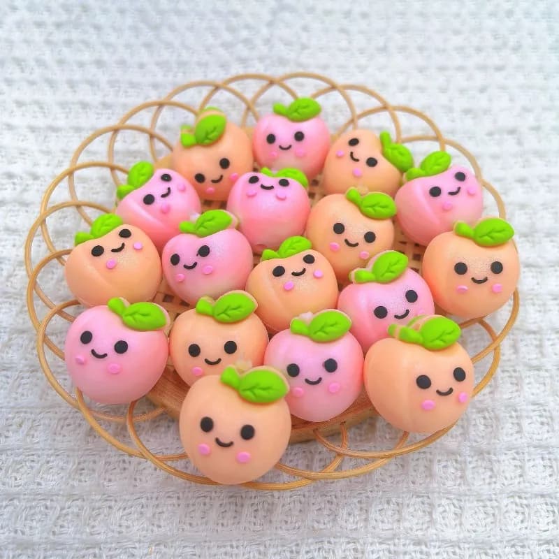 20pcs New 3D Silicone Beads Food Grade Focal beads For Jewelry Making DIY Pacifier Chain Bracelet Necklace Jewelry Accessories