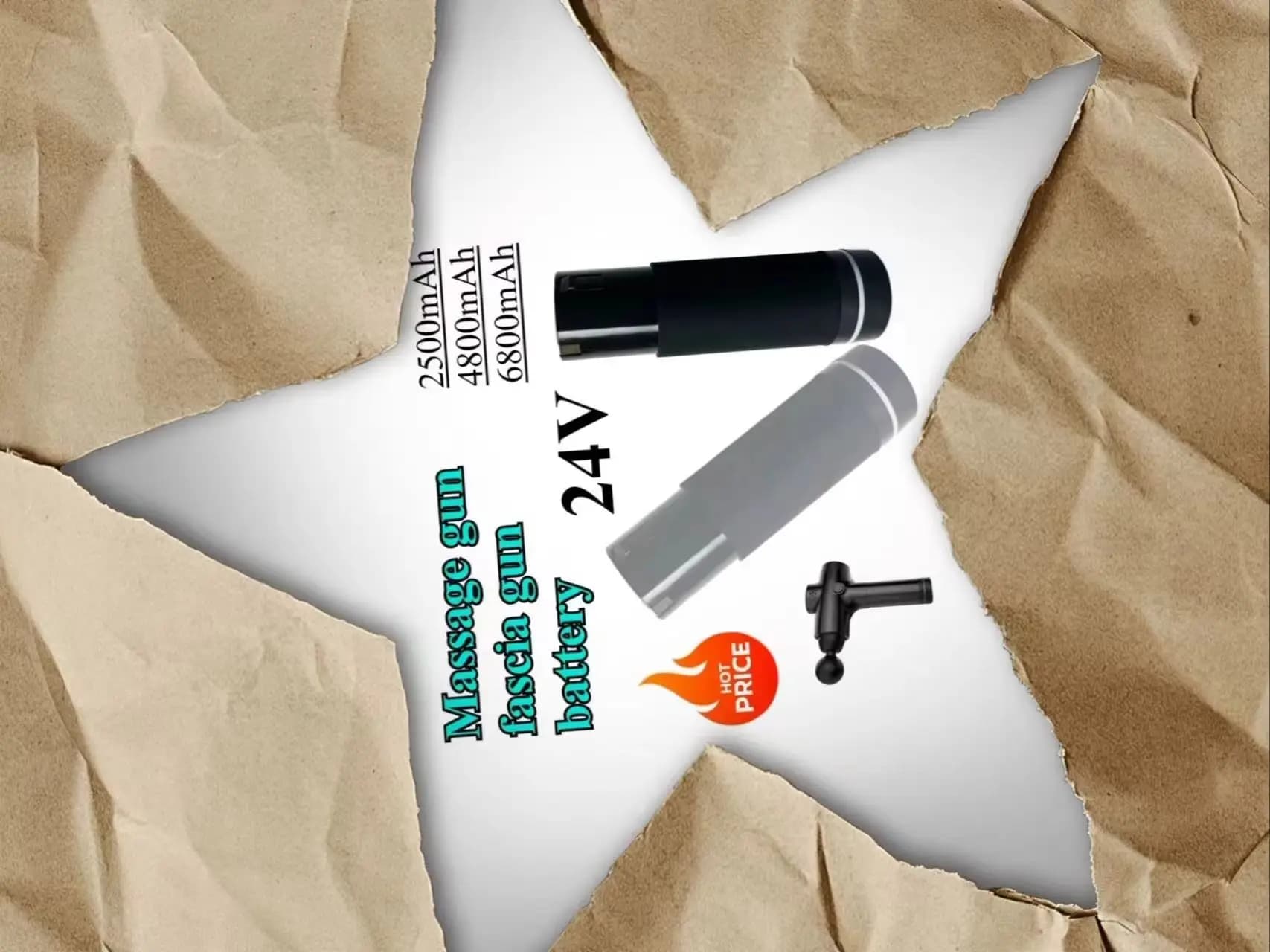 24V 2500mAh/4500mAh/6800mAh battery for various types of massage/pistol pistols for band