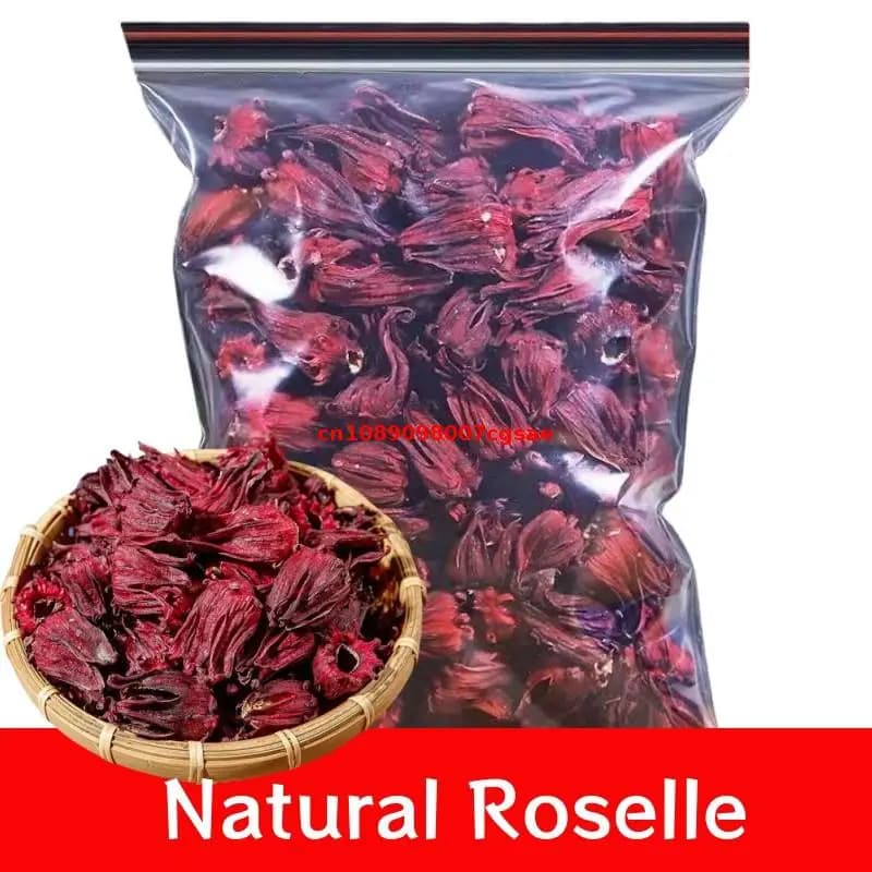 Fiori di ibisco essiccati Roselle naturali di alta qualità per la decorazione domestica di nozze materiali per la produzione di pigmenti per candele di sapone