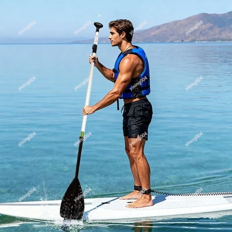 Pagaia Portatile a 3 Sezioni, Remo Leggero Pieghevole e Staccabile per Kayak e Canoa