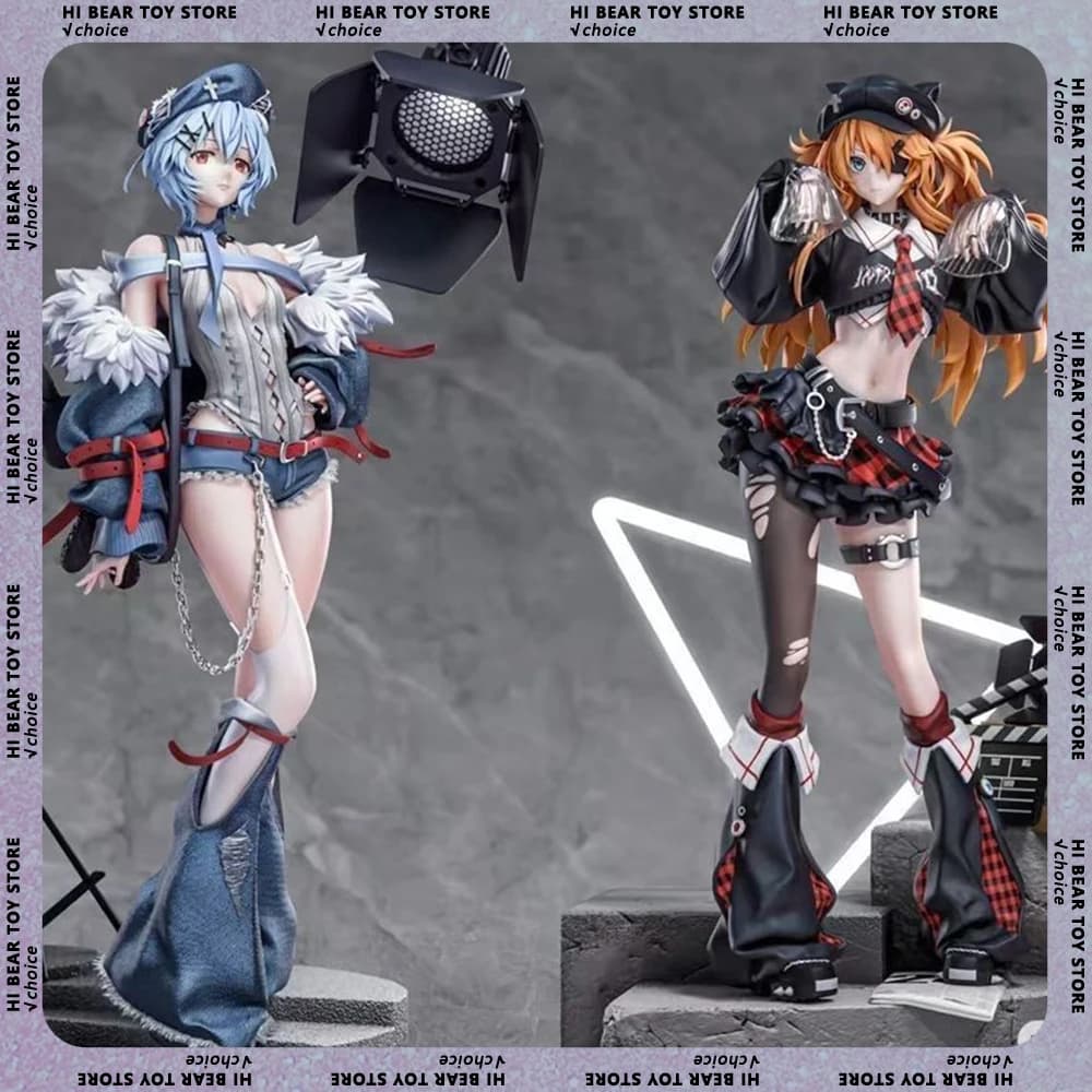 Nuova Statuetta di Ayanami Rei, Action Figure di Asuka Langley Soryu, Decorazione da Scrivania, Modellino da Collezione, Regalo di Compleanno per Bambini