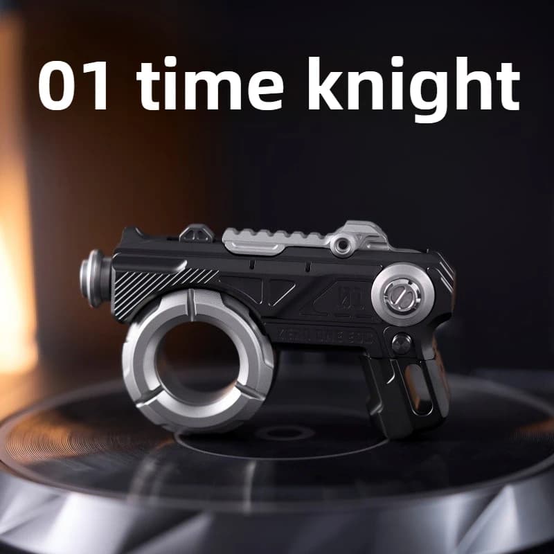 01EDC Space Knight Anello pressa rotante meccanico in metallo composito Fidget Spinner regalo giocattolo da tavolo per decompressione