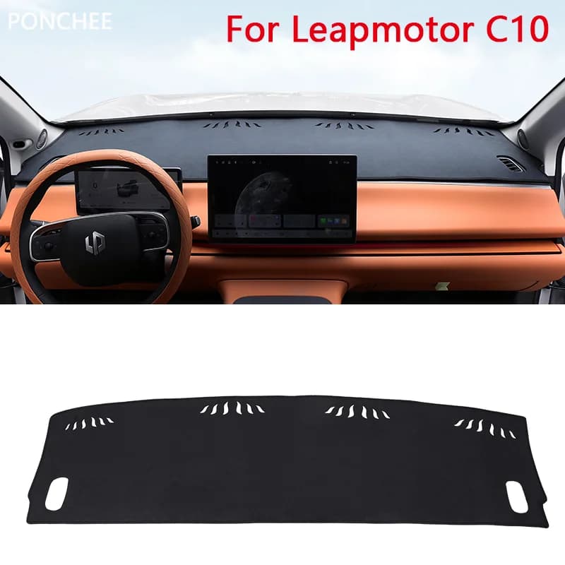 New Shield Light Dashboard for Leapmotor C10 2024-2025 Central Deflector Front Solar Protection Solar Insulation Car Supply