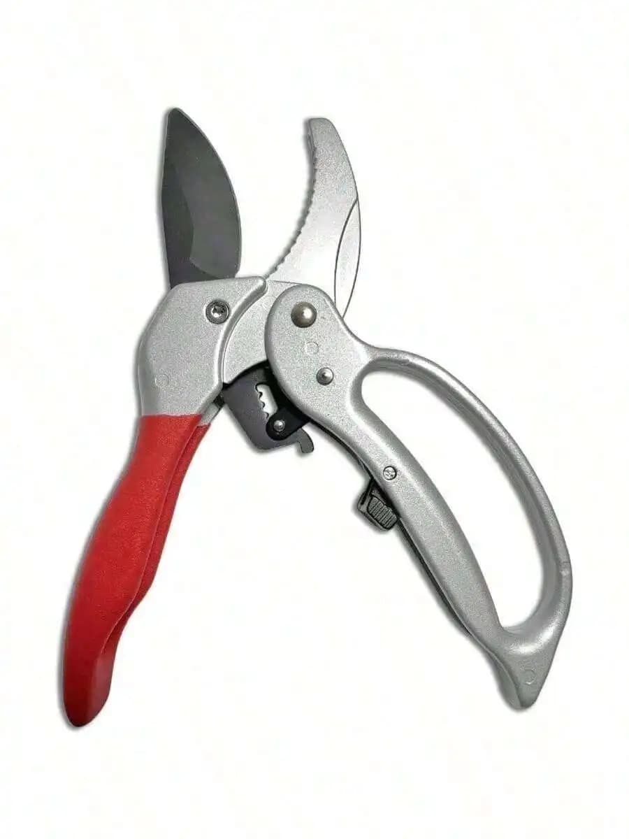 Ratchet Anvil Pruning Shears, Anvil Pruner Gardening, Hand Pruners Tree Trimming, Carbon Steel Garden Clippers, Garden Shear, Pr