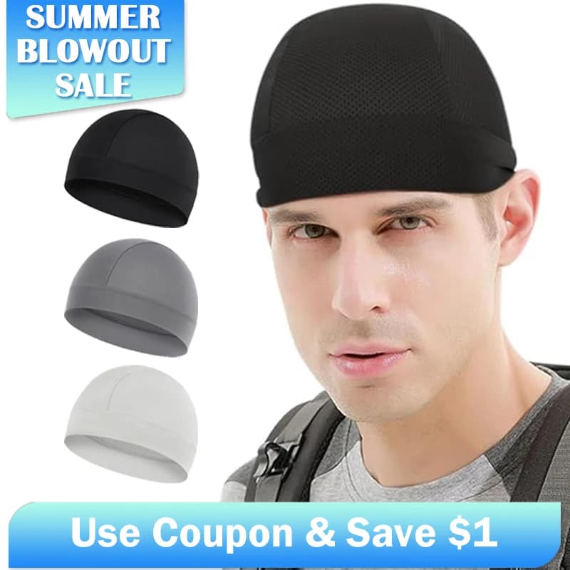 Men Women's Summer Short Drying Slim Cycling Bike Helmet for Motorcycle Ice Silk Lining Small Riding Cap Bicycle Accessories