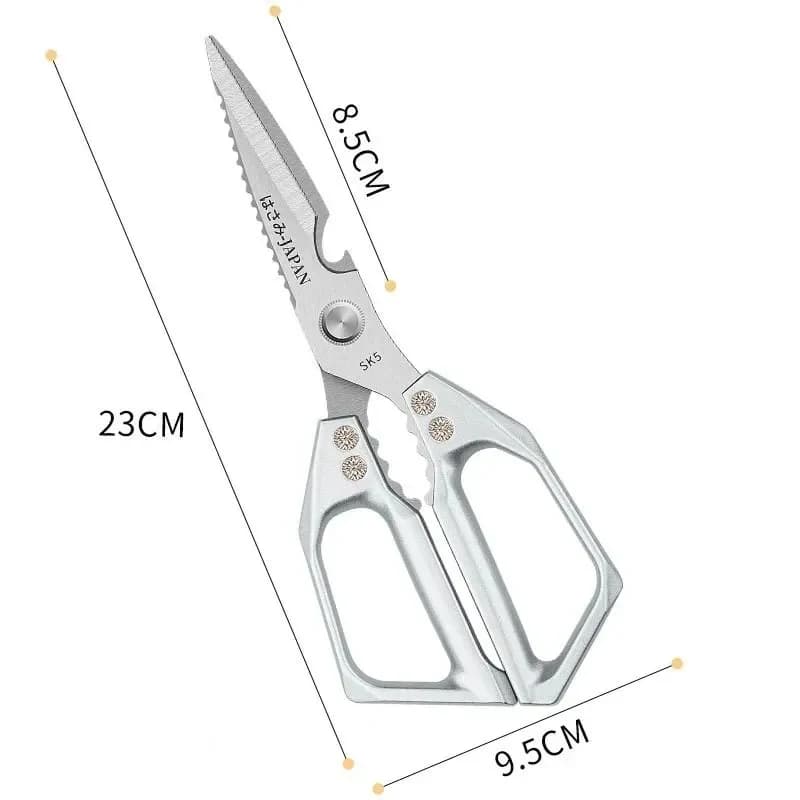 Multi-functional kitchen scissors, chicken bone cuttersteel, for fish filleting, vegetable cutting, and meat chopping—essential