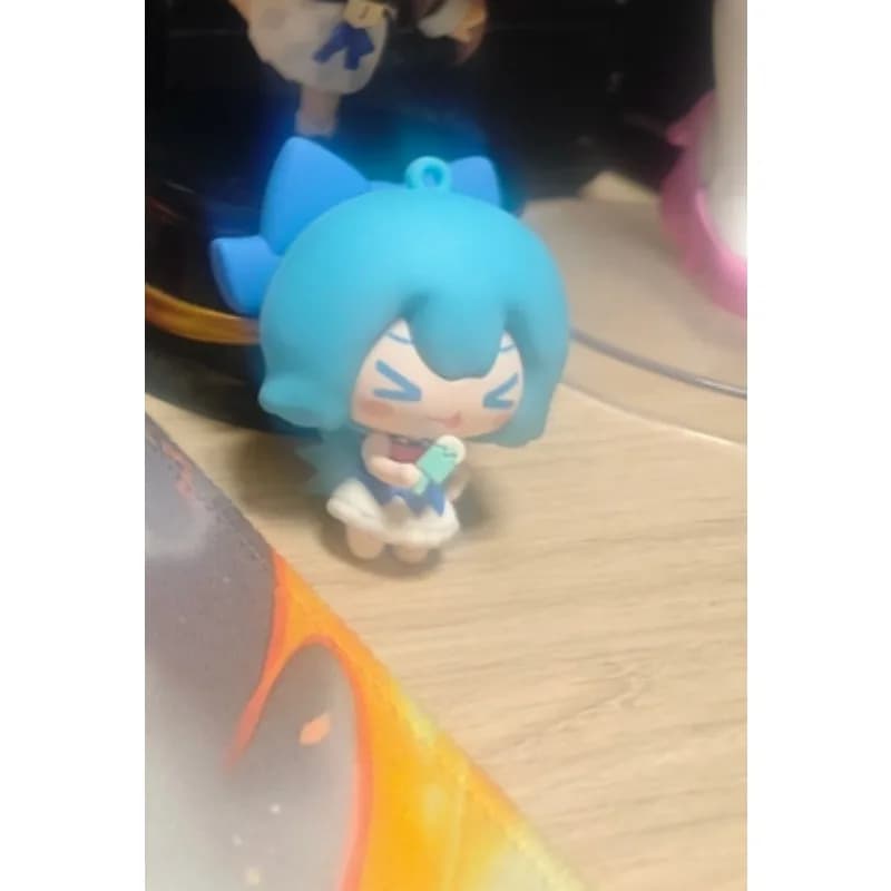 Portachiavi Anime Touhou Project Cirno Yuuka, Figurine Cosplay Cartoon, Modellini, Kit Garage, Regalo