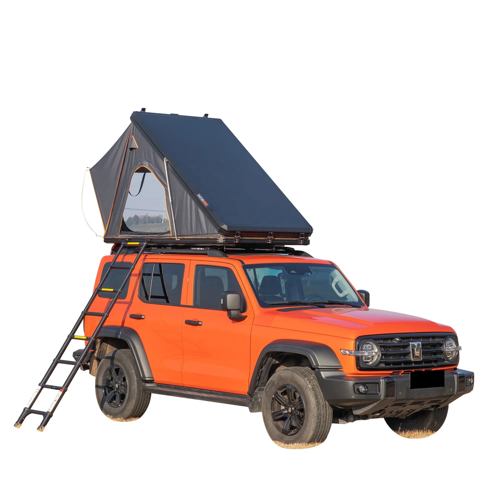 Guscio rigido per tenda da tetto in alluminio da campeggio per auto da esterno di grandi dimensioni