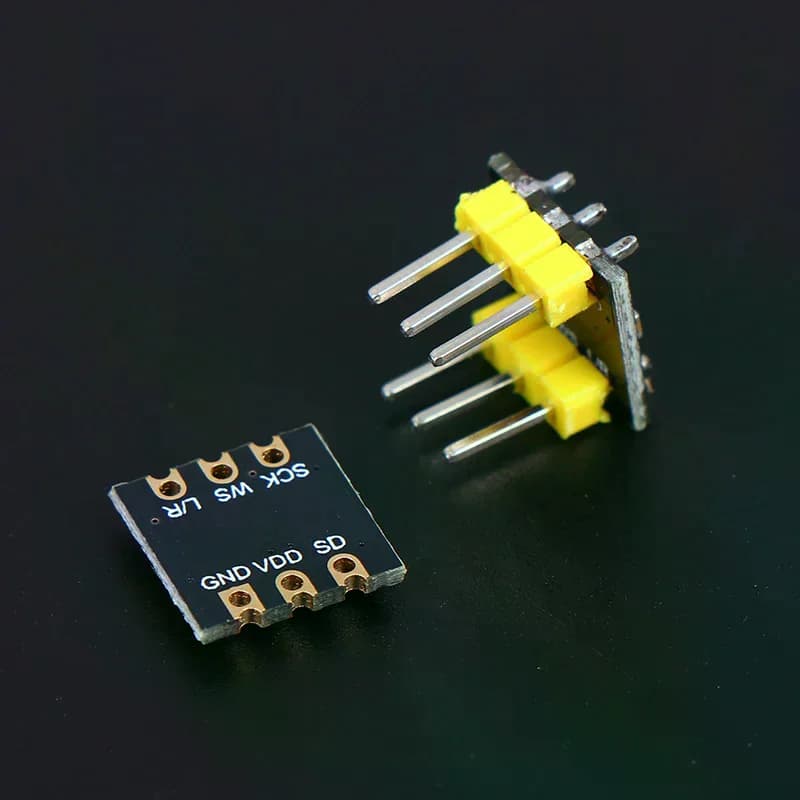 Modulo microfono omnidirezionale INMP441 Sensore MEMS Modulo sensore con uscita digitale I2S a basso consumo e alta precisione a 24 bit per ESP32