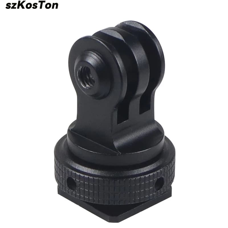 Aluminum tripod screw for DSLR camera Flash Adapter for mounting on cold sled for GoPro 13 12 11 10 9 8 DJI OSMO Action 6 5 Pro 4 Insta 360