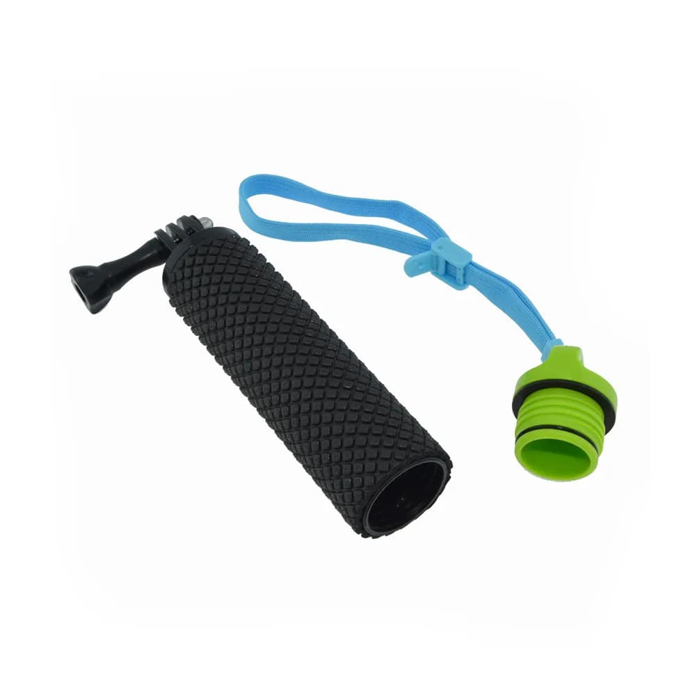 Silicone handle for selfie stick float with adjustable strap for action camera SJ6000 SJ7000, accessories for camera float