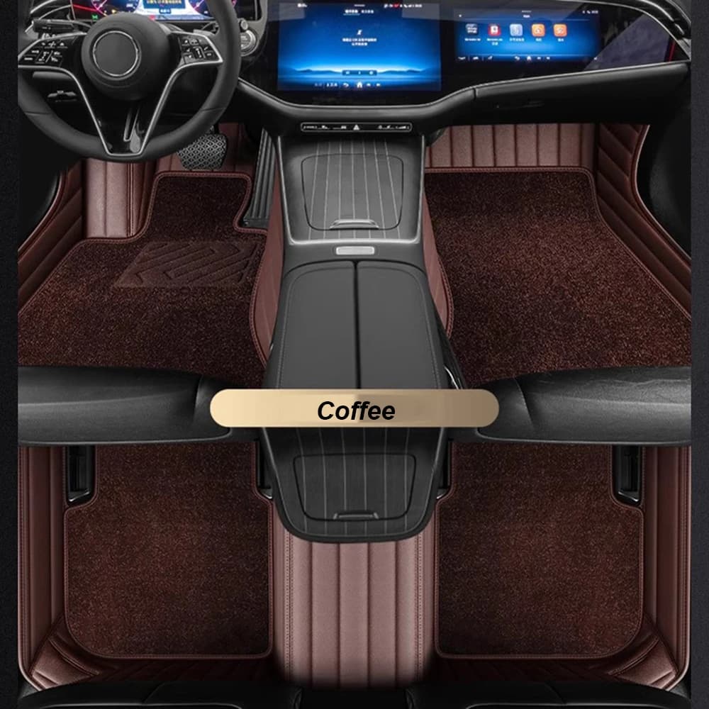 Tappetini per auto personalizzati 5D per KIA Cerato Forte K3 Tappeti per auto Doppio strato Piede Coche Accessori Fodere Coperta