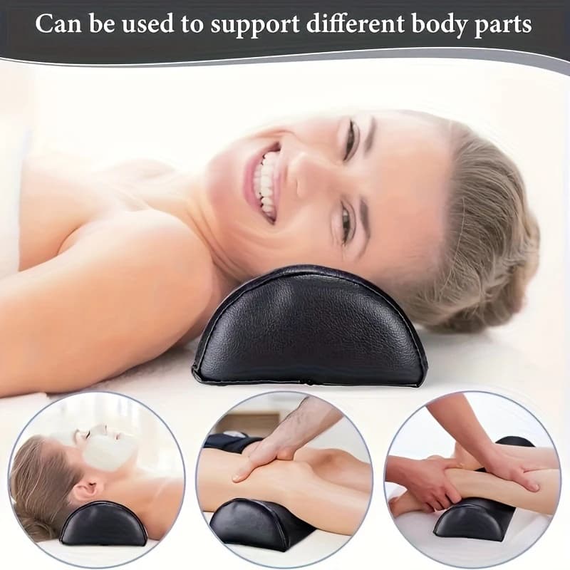 Half Moon Foot Rest Pillow Slow Rebound Memory Foam Ergonomic Under Desk Leg Support For Office Home Pregnancy Side Sleep Art