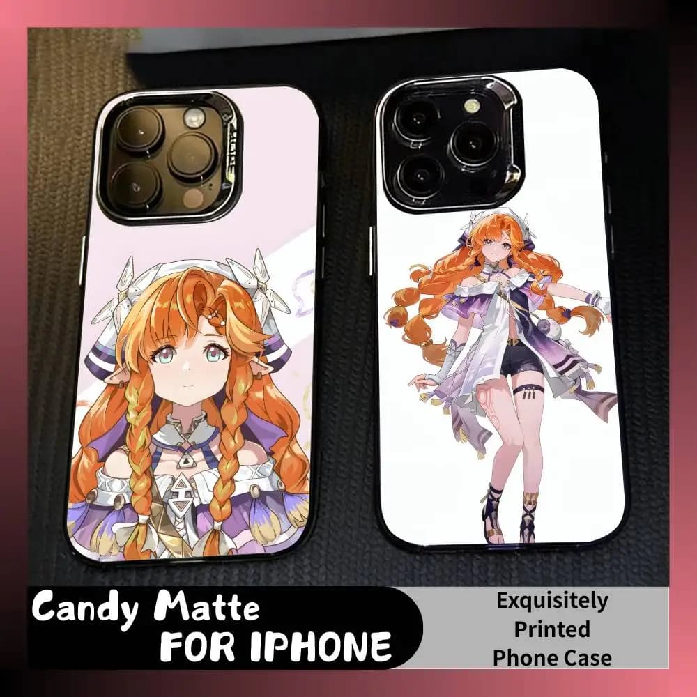 WUWA Nuova Cover S-Sigrika per iPhone 16 17 15 14 12 13 Pro Max Nera Opaca Antiurto