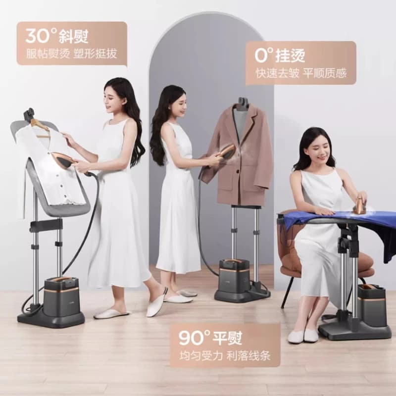 Commercial Standing Garment Steamer - Auto Ironing All-in-One High-Power Steam Iron for Efficient Clothes Wrinkle Removal