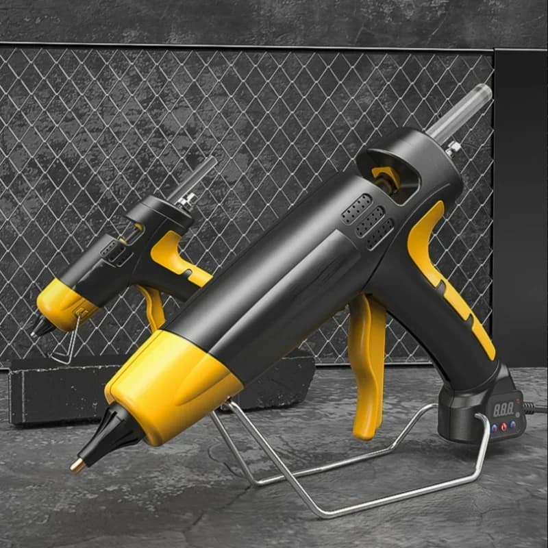 300W-800W Pistola per colla a caldo Temperatura regolabile per stick di colla a caldo da 11 mm Strumenti fatti a mano fai da te per uso domestico Pistola in silicone
