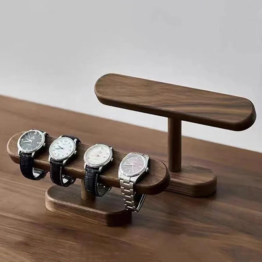 Walnut watch stand, display stand, jewelry bracket, chain anklet, rack support, bench show organizer