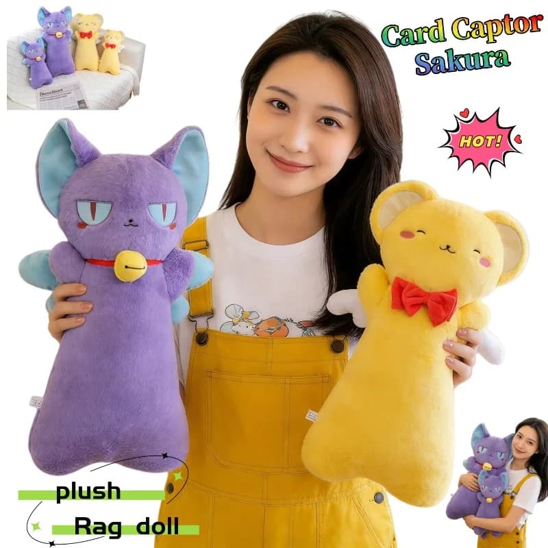 Bambola di peluche Card Captor Sakura, simpatico e alla moda peluche creativo in stile cartone animato, perfetto come regalo di compleanno per gli amici