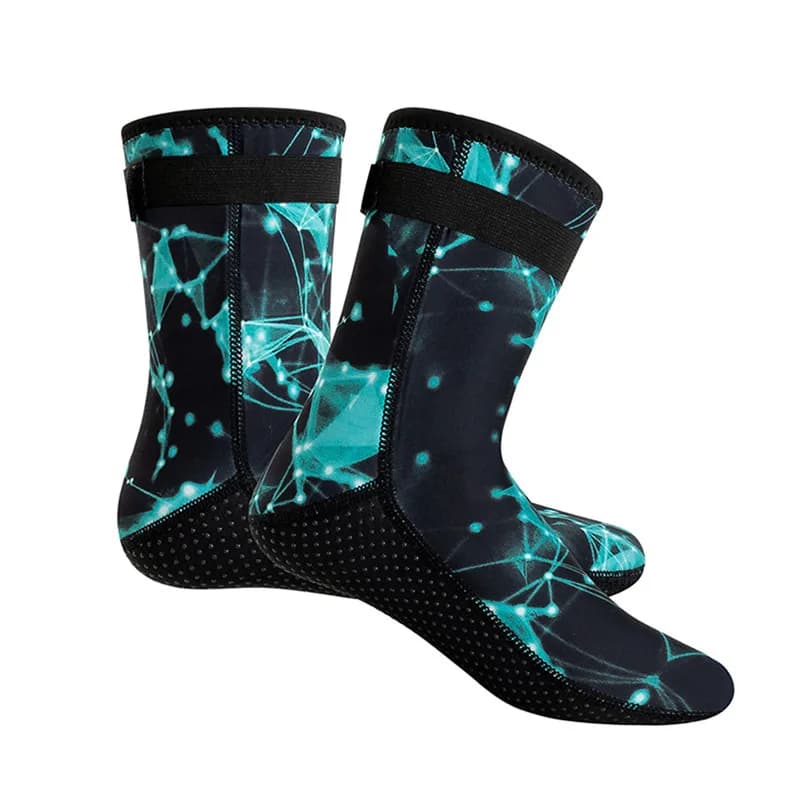 Neoprene Diving Tubo lungo Impermeabile Antiscivolo Resistente all'usura Surf Calzini da nuoto Spiaggia Sport acquatici Stivali da snorkeling