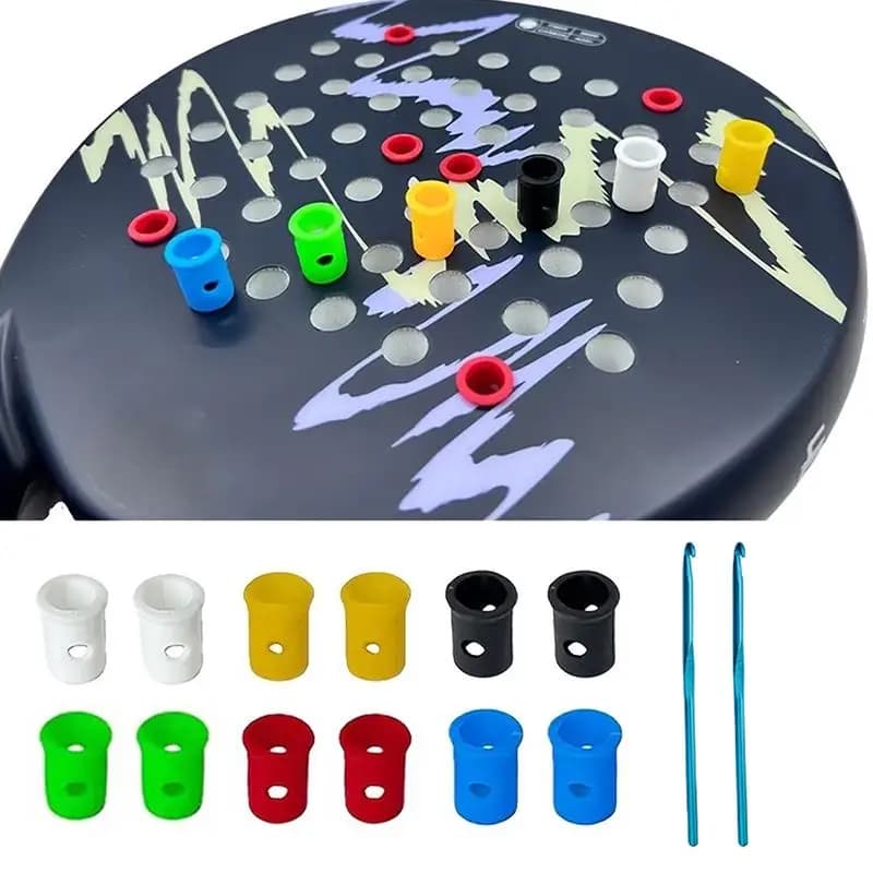 10 Pcs Lightweight Durable Tennis Racket Vibration Dampener Shock Absorber Easy Install Universal For Tennis Badminton Racket