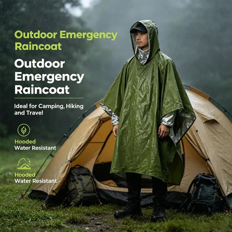 1-10PCS Waterproof Insulated Emergency Thermal Blanket Foil Mylar for Outdoor Camping Hiking First Aid Kit Raincoat Protection