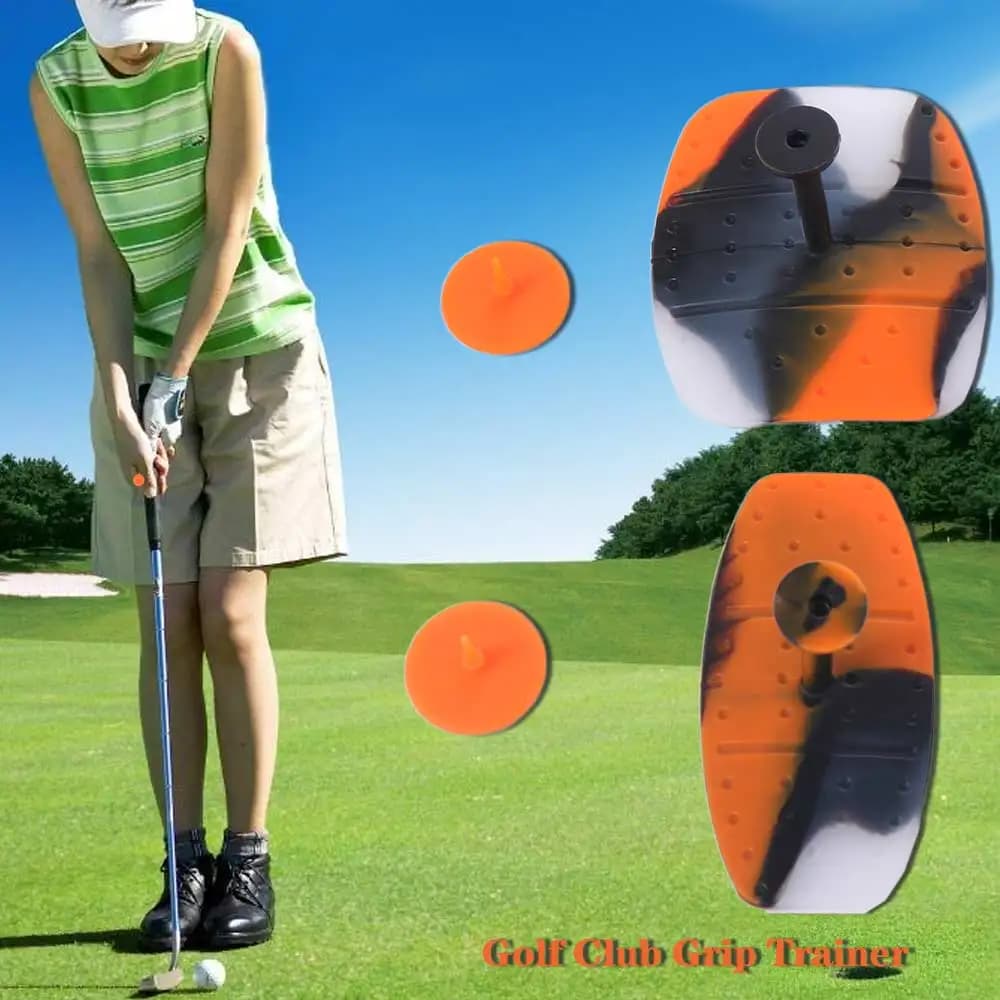 Enhanced Ball Control Golf Club Grip Trainer Correct Posture T-Shape Golf Club Hand Grip Swing Grip Pad Non-Slip