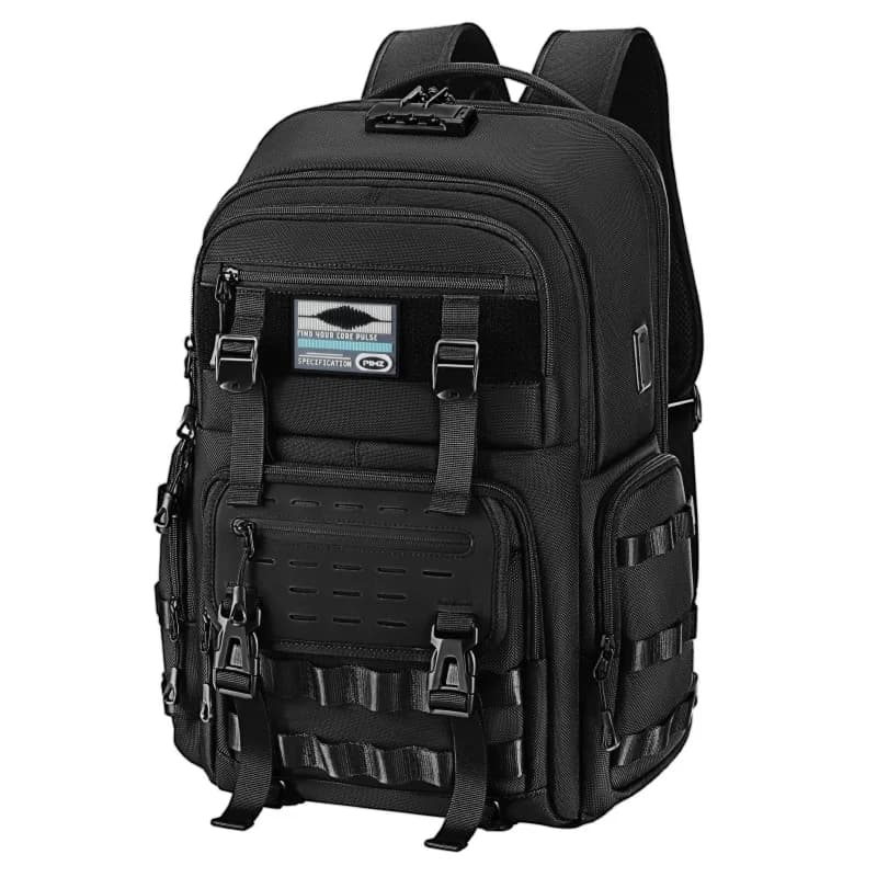 New Large-capacity Backpack Combination Lock Computer Bag 18 Inch Outdoor Hiking Wear- Resistant Travel Mountaineering Backpack