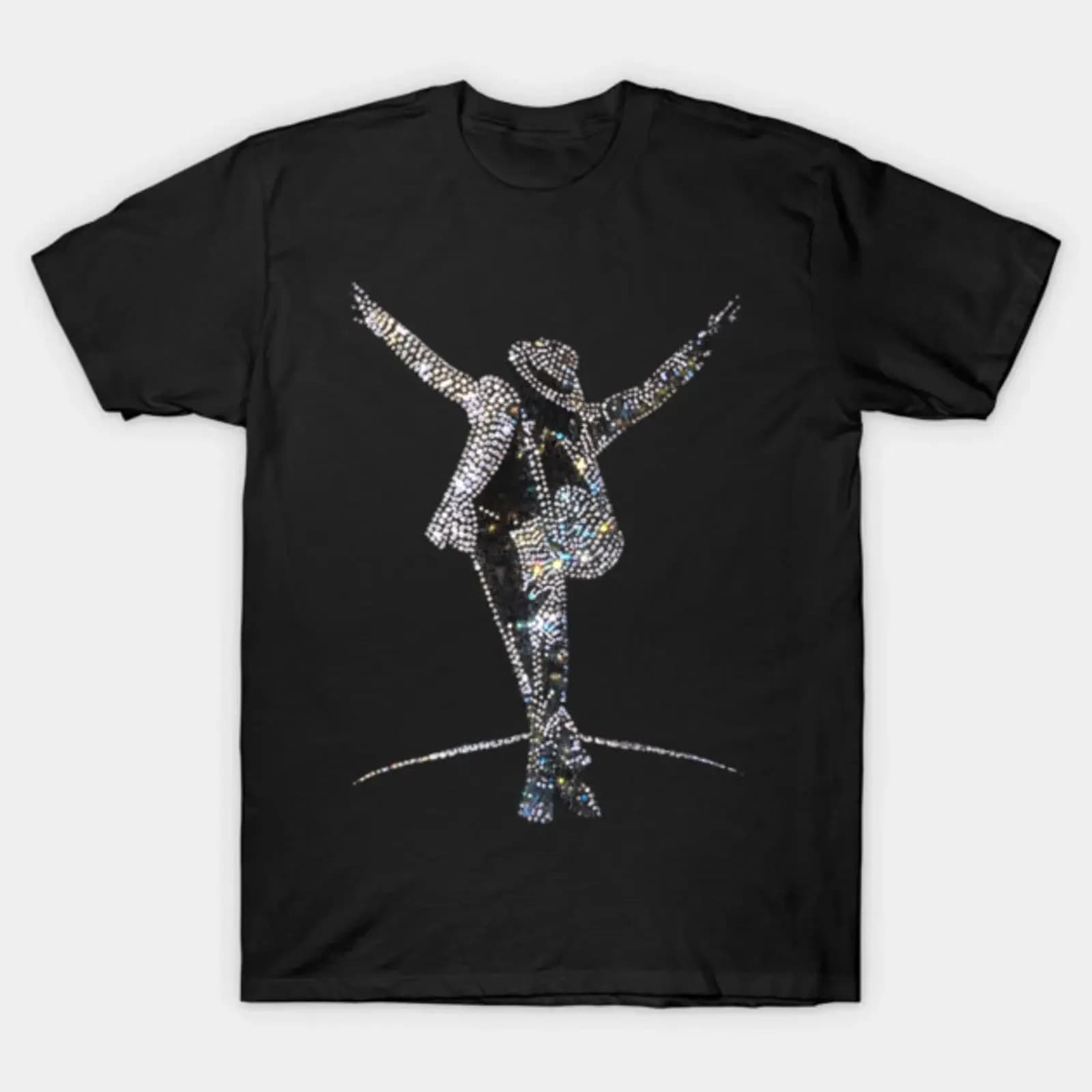 Michael King of Pop Legend MJ lovers Culture T Shirt vintage Washed Top For Everyday Wear Stylish Stretched Casual Breathable