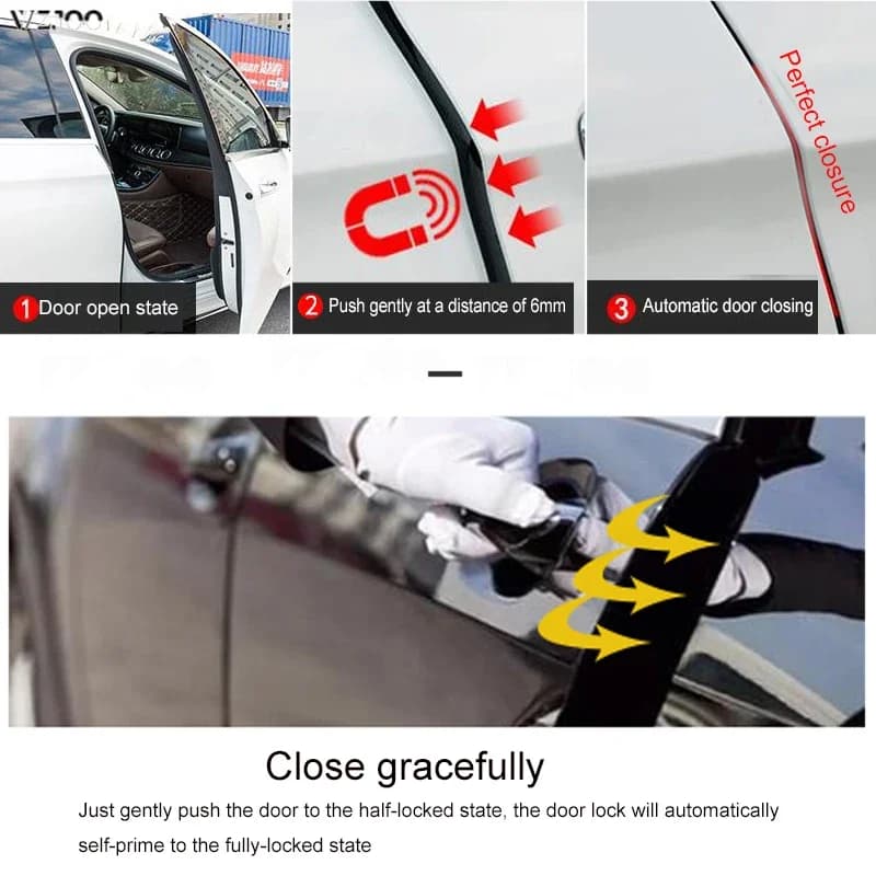 Smart Auto Electric Suction Door Lock for Toyota Sienna 2012-2021 Automatic Soft Close Super Silence Car Vehicle Door
