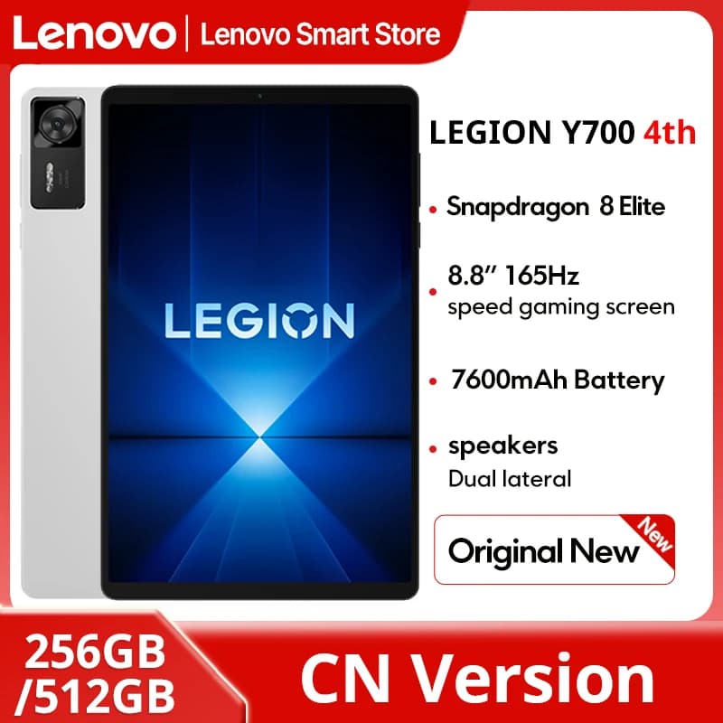Tablet da gioco originale Lenovo Legion Y700 4th Versione CN Snapdragon 8 Elite Display 3K 165Hz da 8,8 pollici 7600mAh Android 15 Pad PC