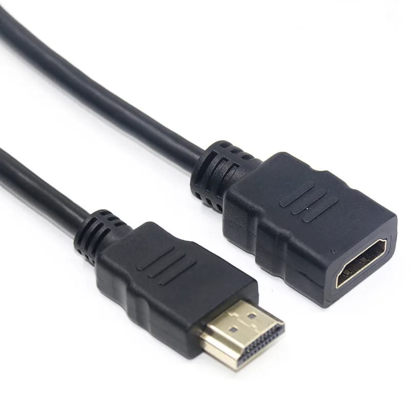 Cavo di prolunga HDMI compatibile da 3m, 2m, 1m, da maschio a femmina, 3D 1.4v, per TV HD, LCD, Laptop, PS3, Proiettore