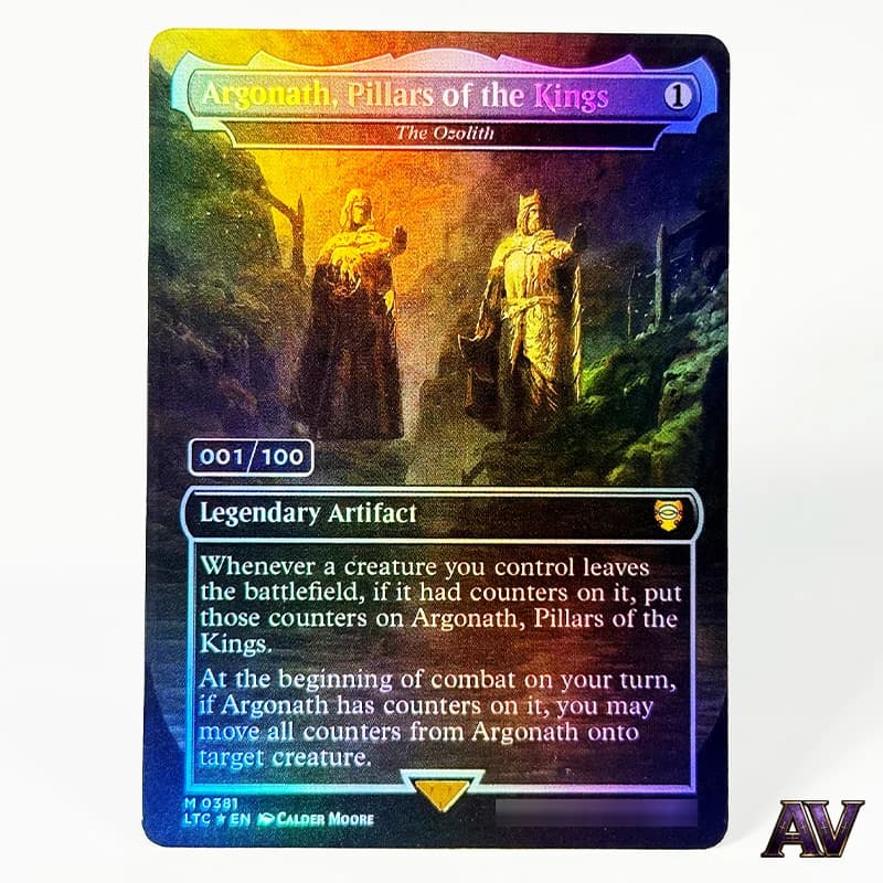 Loot, La Chiave di Tutto N.62 Carta Foil Creatura Leggendaria Bestia Nobile Gioco Magico Raro Carte Proxy da Collezione