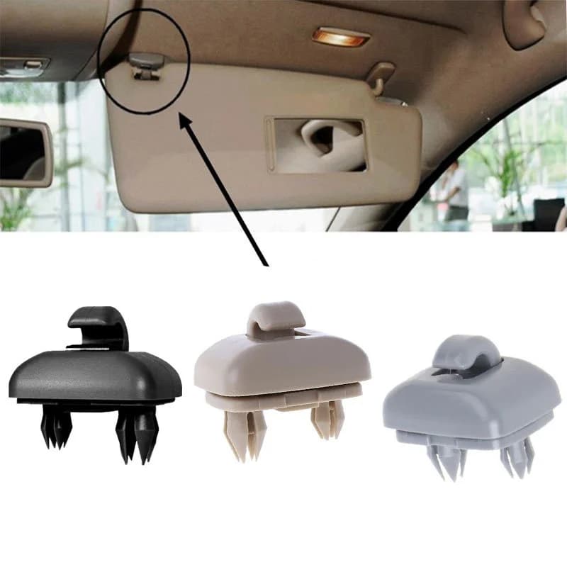 2PCS Car Interior Parasole Cap Clip Gancio di Fissaggio Pinze Per AUDI A1 A3 A4 A5 Q3 Q5 S3 S4 S5 TT Allroad Accessori Interni