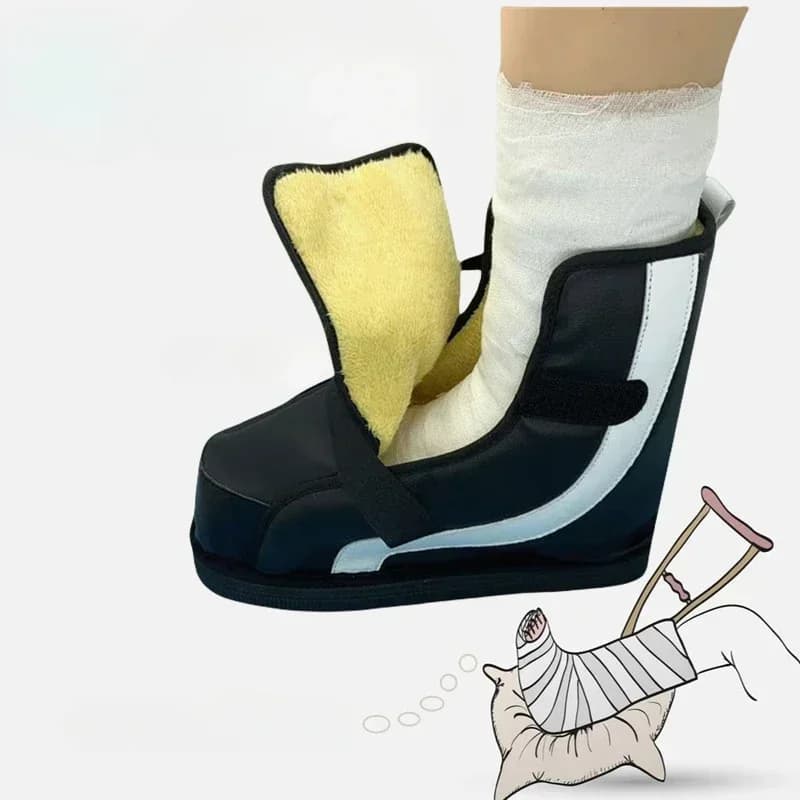 Frattura del piede Lesioni Scarpe in gesso Stivale Calzini caldi Copri dita dei piedi Caviglie Tendine Stivale invernale Brace Riabilitazione postoperatoria