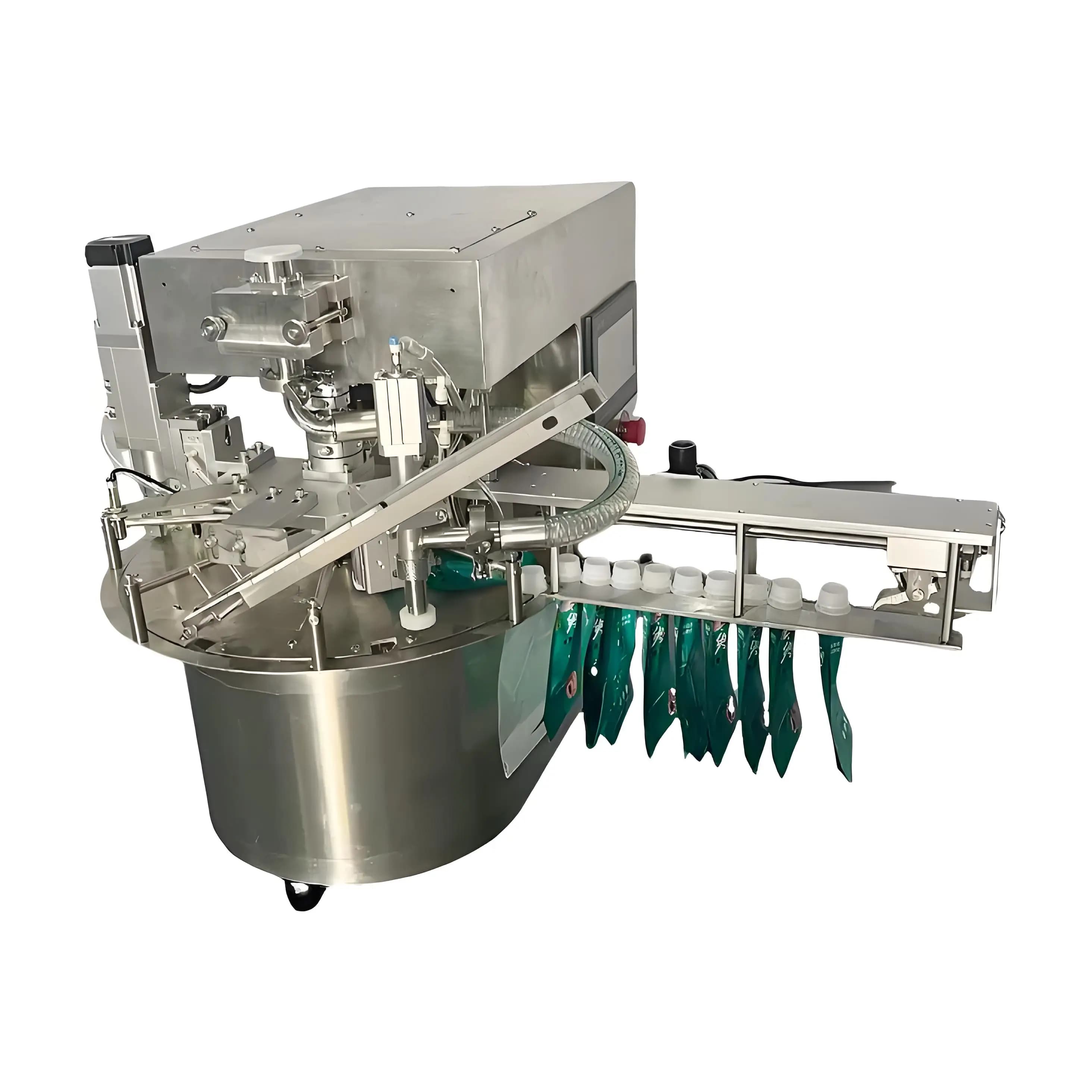 Self Standing Bag Packaging Machine for Laundry Detergent Shampoo Jelly Etc Automatic Filling and Capping Machine
