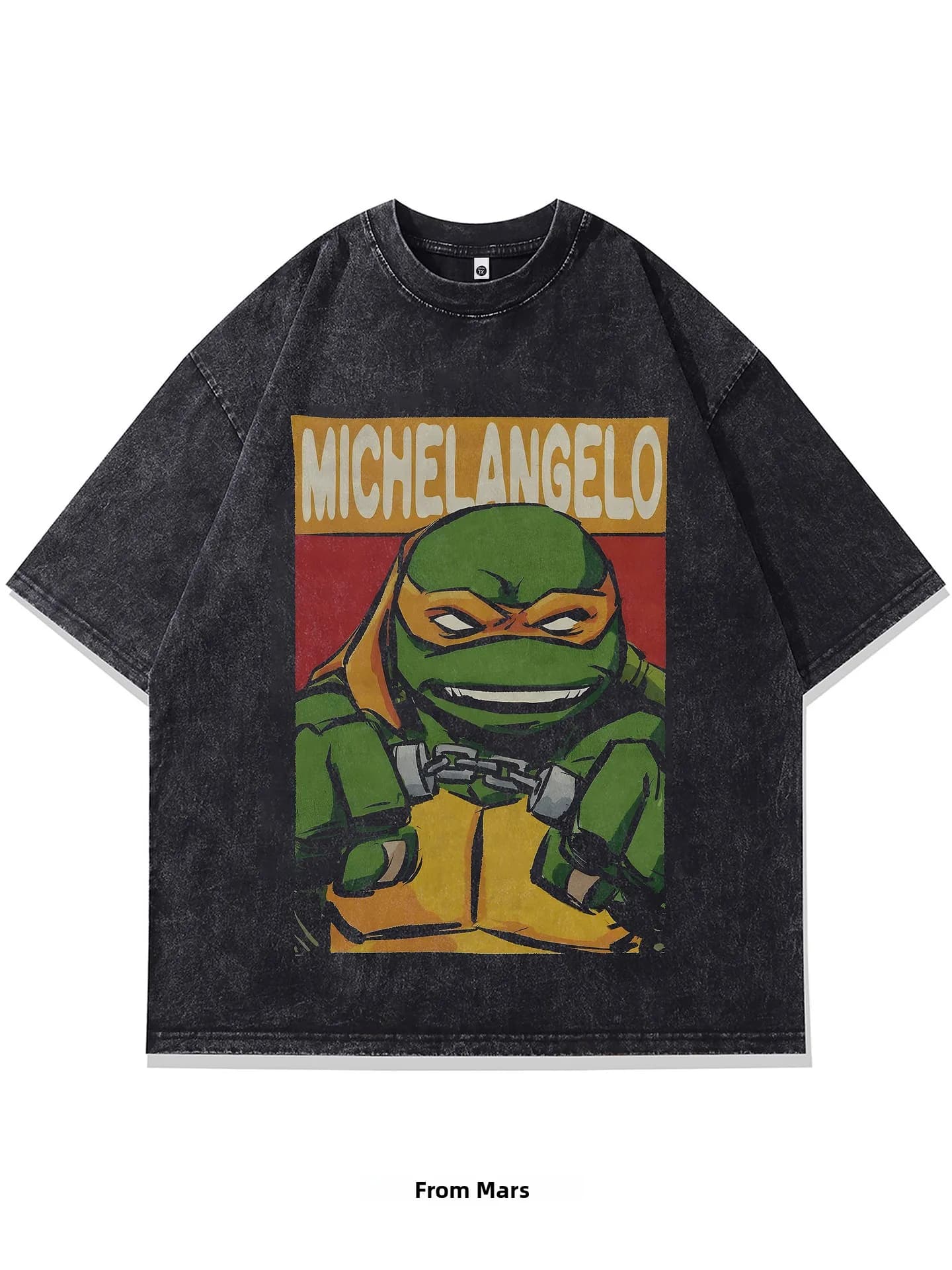 T-shirt a maniche corte da uomo in stile etnico con scollo rotondo, modello casual, prodotto in Cina